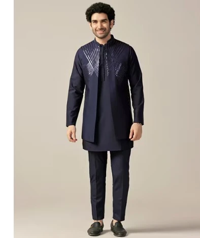 KISAH | Men Embellished Regular Fit Sherwani